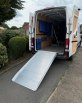 Van ramp in use 