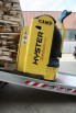 Pallet truck loading on truck ramp