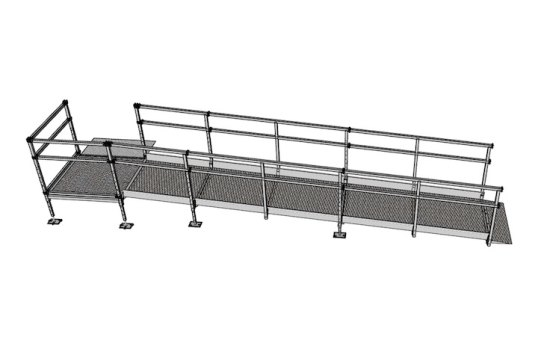 5m modular wheelchair ramp kit 