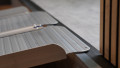 rest on connection of wheelchair ramp
