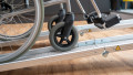 safety edges on the folding wheelchair ramps