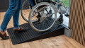 pair of rubber threshold ramps