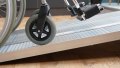 side profile of aluminium economy folding wheelchair ramp 