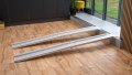 Low Profile Edge Channel Ramps resting on a step