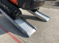 pair of loading ramps digger 