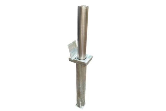 Stainless steel retractable bollard 