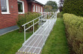 Fully assembled modular ramp system 