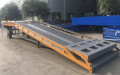 Mobile docking ramp with safety edges 
