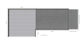 Measurements of modular ramp right hand corner 