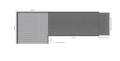 Aluminium Modular Ramp Kit with Platform, Without Handrails - 1300mm x 2000mm ramp section