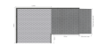 Aluminium Modular Ramp Kit with Platform, Without Handrails - 900mm x 1000mm ramp section