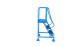 Step Ladder with Platform and Handrails - 3 Steps - Assembled