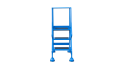 Step Ladder with Platform and Handrails - 3 Steps - Assembled