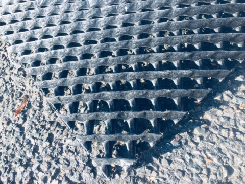 Corner of Trackguard mat