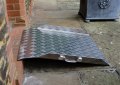 Aluminium threshold ramp with handle 
