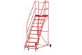 10 tread ladder on wheels
