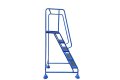 5 step ladder with platform and handrails