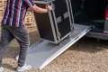 Flightcase loading into van 