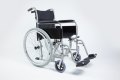 Self-propelled wheelchair with footrests 