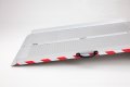 Extra wide folding wheelchair ramp anti-slip surface