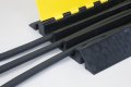 3 channel cable protector, open lid 