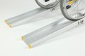 Telescopic wheelchair ramps anti-slip surface 