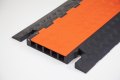 5 channel cable protector orange and black 