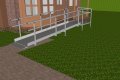 3.5m ramp with handrails 