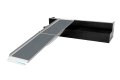 Half of premium multifold wheelchair ramp on step 