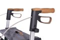 Rollator handles and brakes
