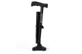 HurryCane 2 Comfort Walking Stick - Black folded 