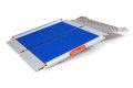 Wheelchair ramp blue grip surface 