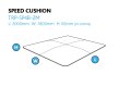 Speed cushion size