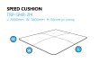 Red speed cushion dimensions