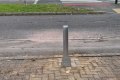 Telescopic bollard on driveway