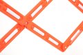 Water filled Red Plastic Expandable Barrier - (Expand up to 2.3m)