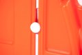 Water filled Red Plastic Expandable Barrier - (Expand up to 2.3m)
