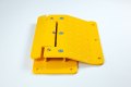 yellow heavy duty flow plate to slow traffic 