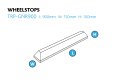 Wheel stop dimensions 