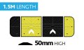 50mm Speed Bump Kit 1.5M (1500x400x50mm)