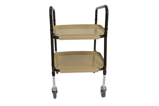 view of mobility trolley with trays