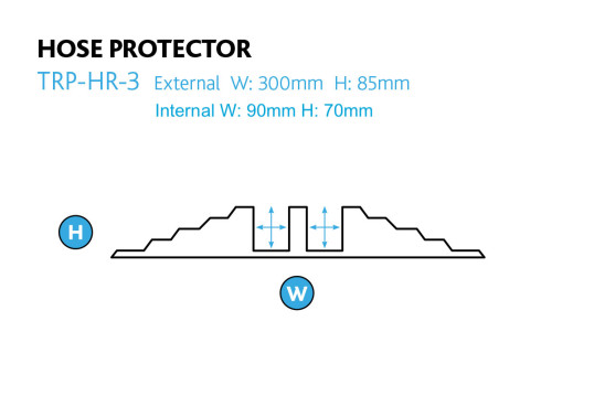 Hose Protector (850mm long x 300mm wide x 90mm high)