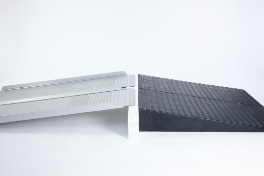Folding Aluminium & Rubber Threshold Drive-In System (8ft & 6" Pair)