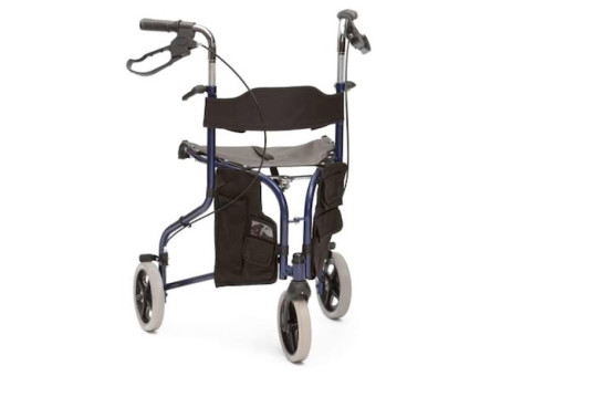 Drive Steel Tri-walker With Seat - Blue