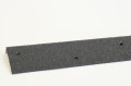 Black stair tread wiith fixings