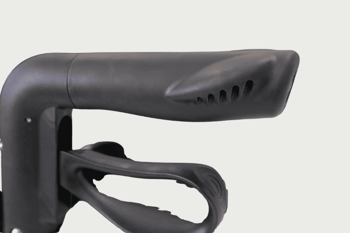 Grip handles on the rollator Grip handles on the rollator