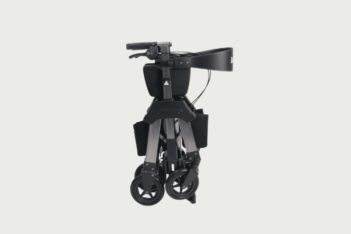 Folded bariatric rollator Folded bariatric rollator