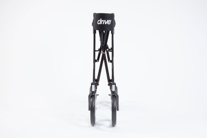Folded rollator