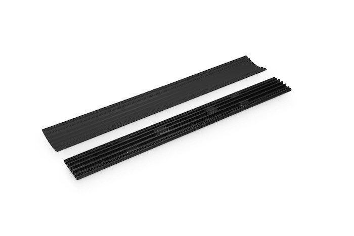 Adam Hall Defender Office cable cover in two parts