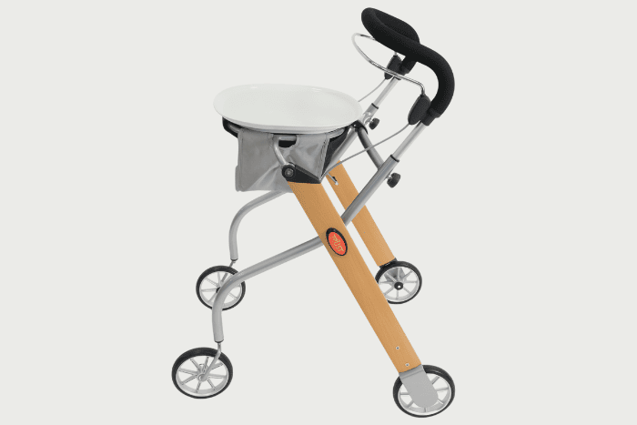 Side view of the Trust Care indoor rollator